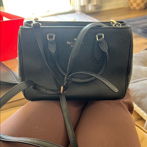 Kate Spade Black Leather Handbag - Picture 4 of 6
